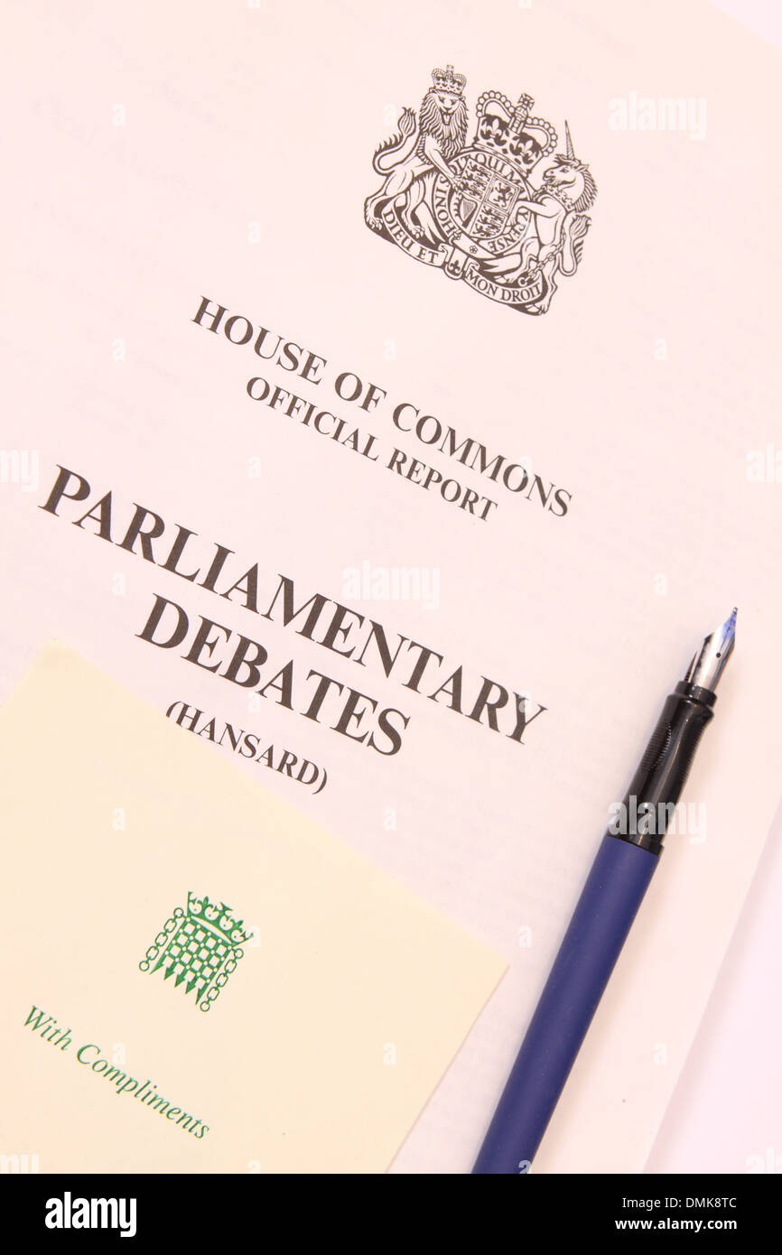 Hansard reports hires stock photography and images Alamy