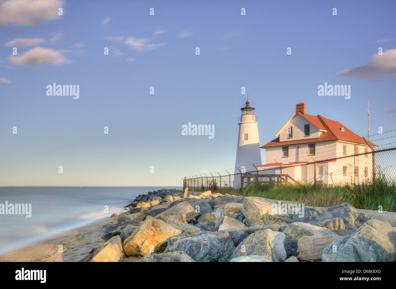 Cove Point Lighthouse in Maryland Stock Photo Alamy