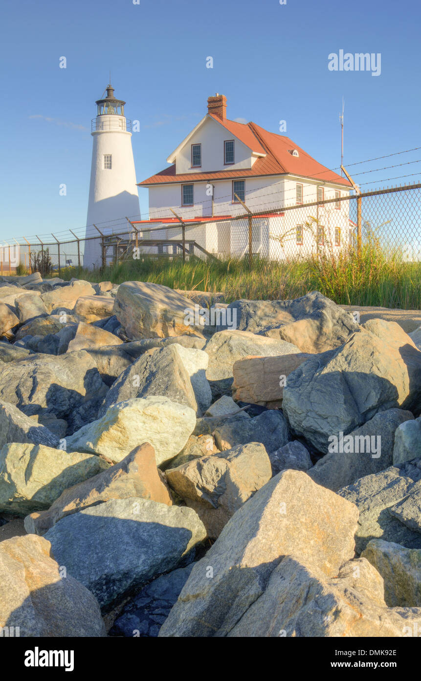 Cove Point Lighthouse in Maryland Stock Photo Alamy