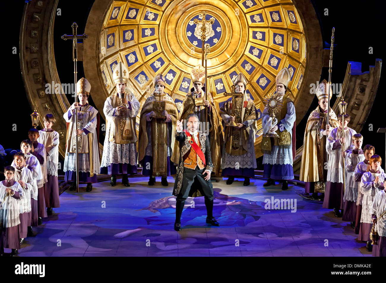 Baron Scarpia (Raymond Aceto), Tosca, Santa Fe Opera, Santa Fe, New
