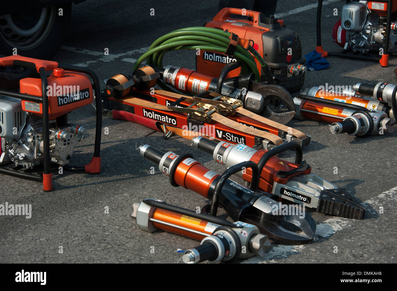 Holmatro Fire & Rescue Cutting Equipment Jaws of Life Stock Photo Alamy