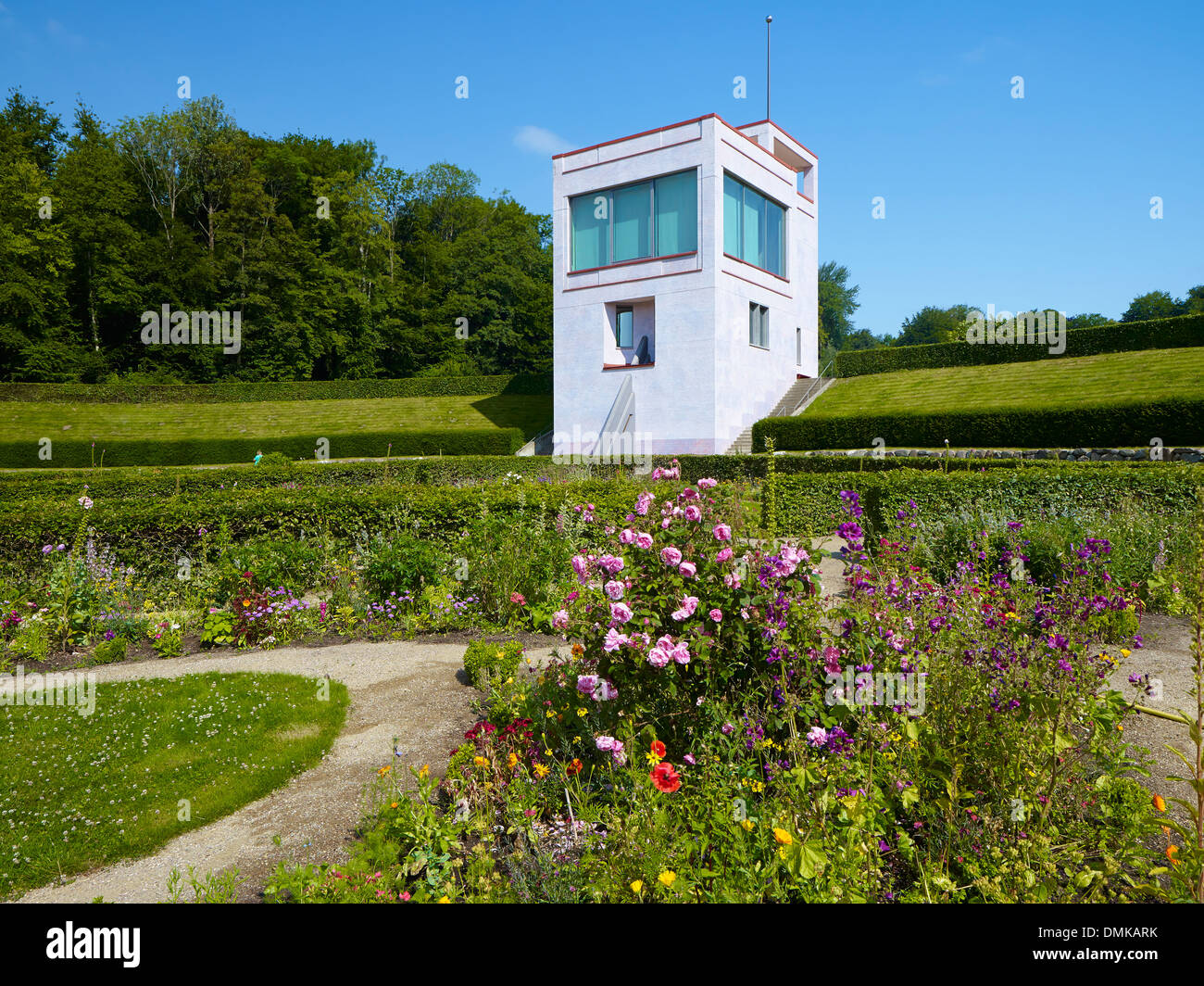 Baroque garden with Globe House in Schleswig, SchleswigFlensburg
