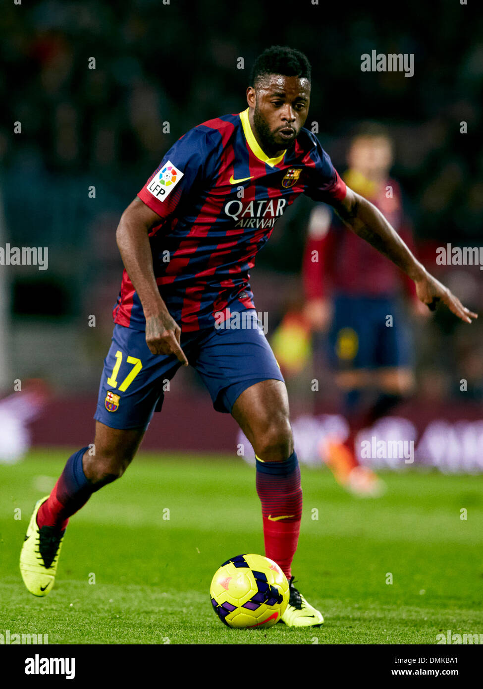 Barcelona, Spain. 14th Dec, 2013. Alexandre Song of FC Barcelona in ...