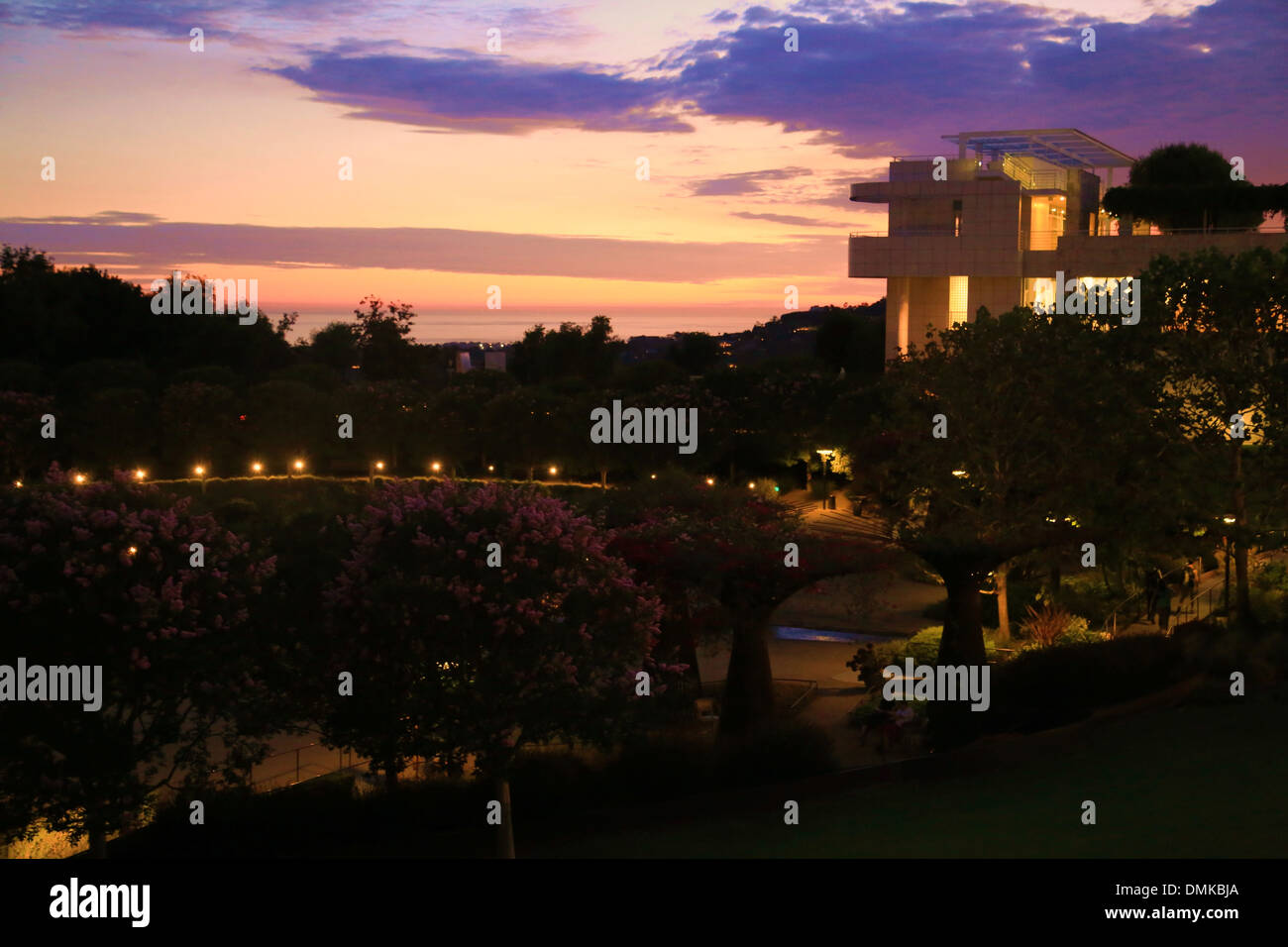Sunset getty museum hi-res stock photography and images - Alamy