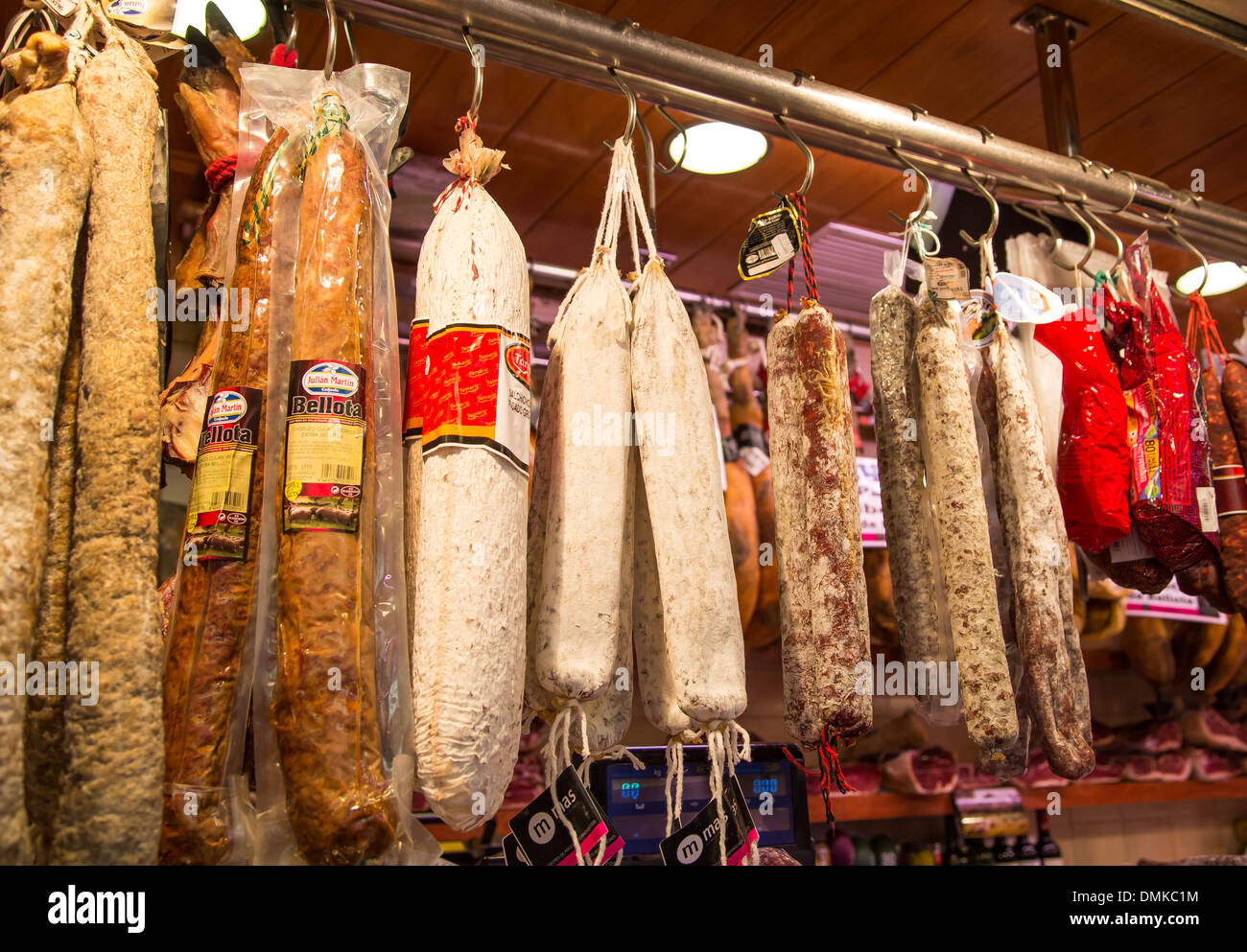 Hanging Deli Meat