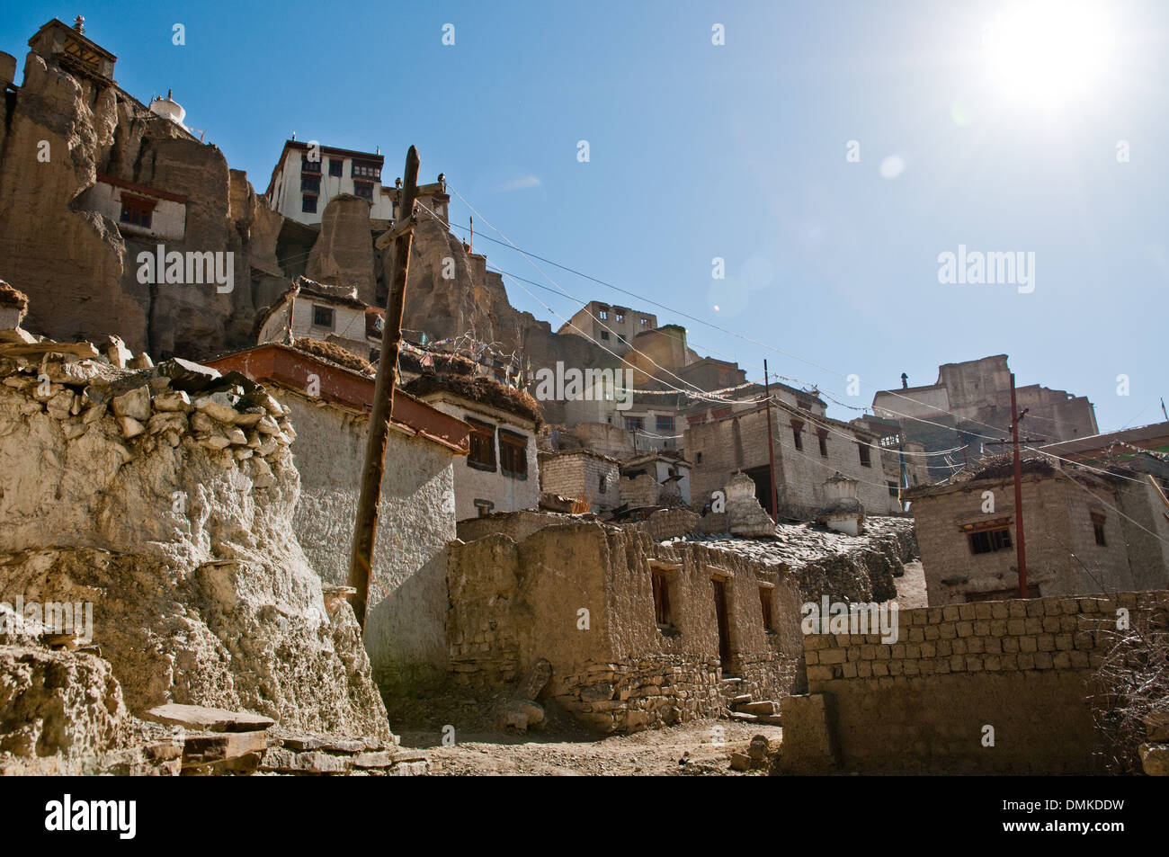 The beautiful valley of Leh in Ladakh, India. Stock Photo