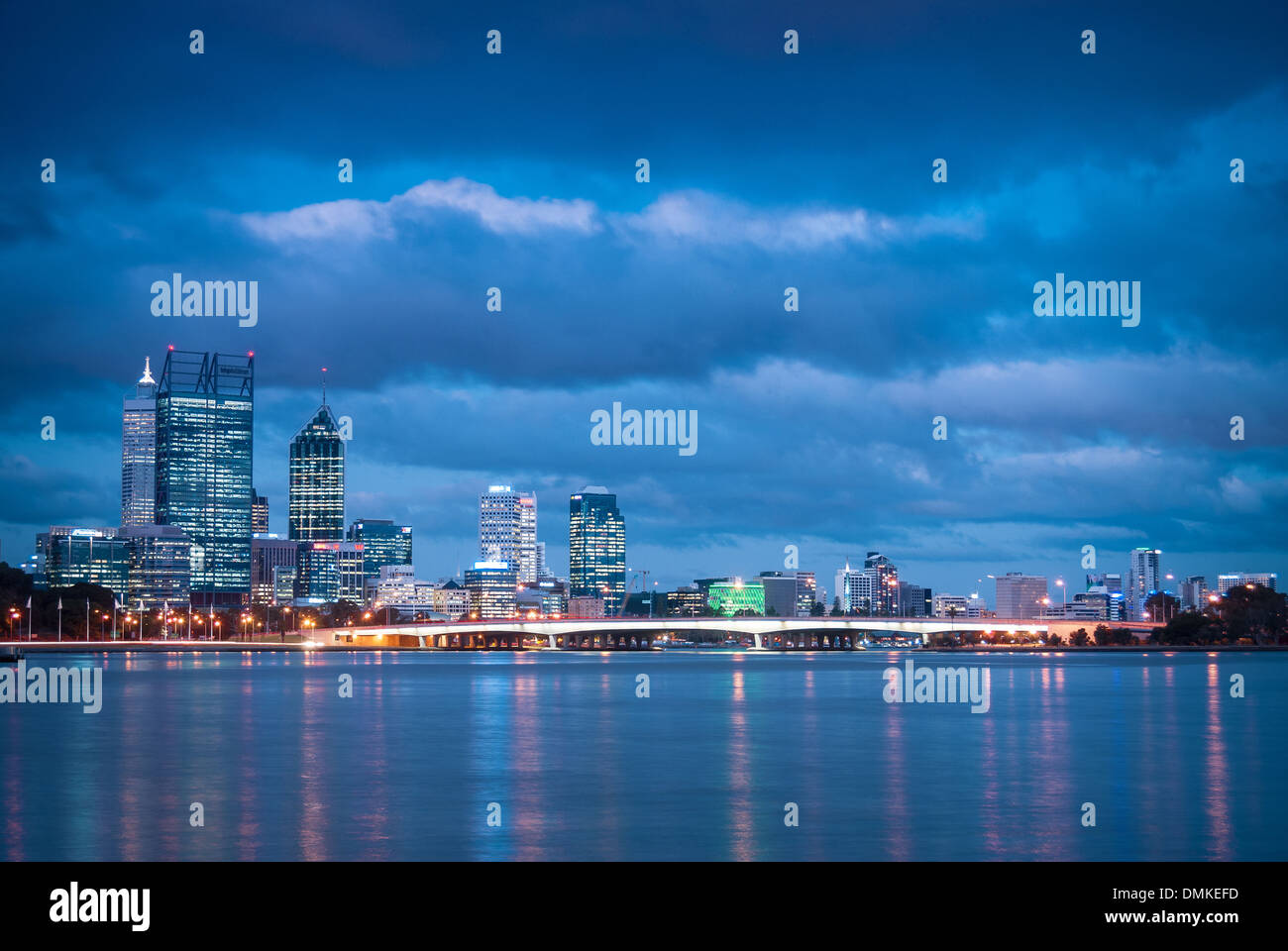 Perth skyline Stock Photo