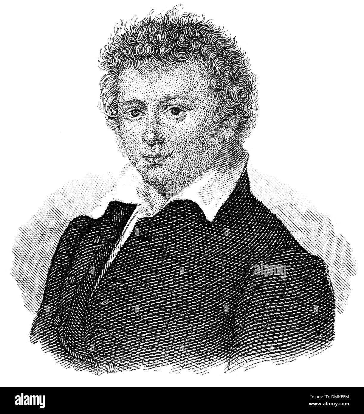 Esaias Tegnér, 1782 - 1846, Swedish writer and bishop, Esaias Tegnér, 1782 - 1846, schwedischer Lyriker und lutherischer Bischof Stock Photo