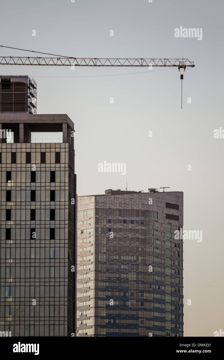 Buildings constructed by using new technology and contemporary