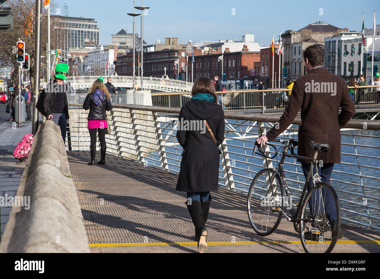 Walk Along River Liffey High Resolution Stock Photography and Images ...