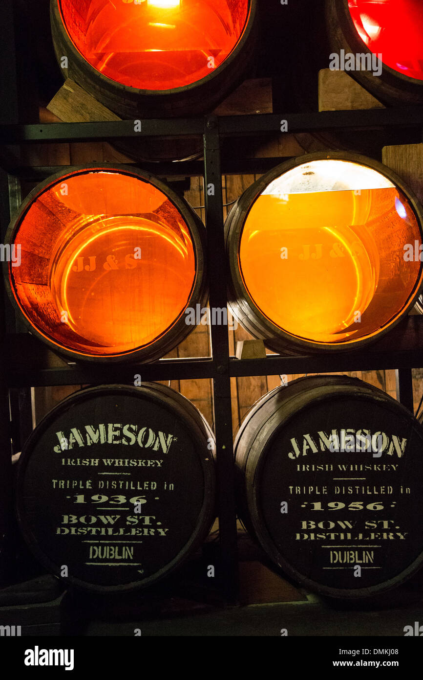 CASKS AND BARRELS OF IRISH WHISKEY, THE OLD JAMESON DISTILLERY, THE OLD