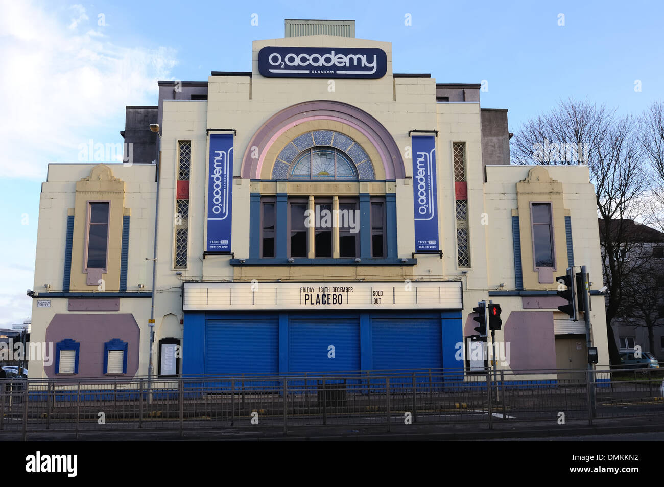The art deco O2 academy live music venue in the southside of Glasgow ...