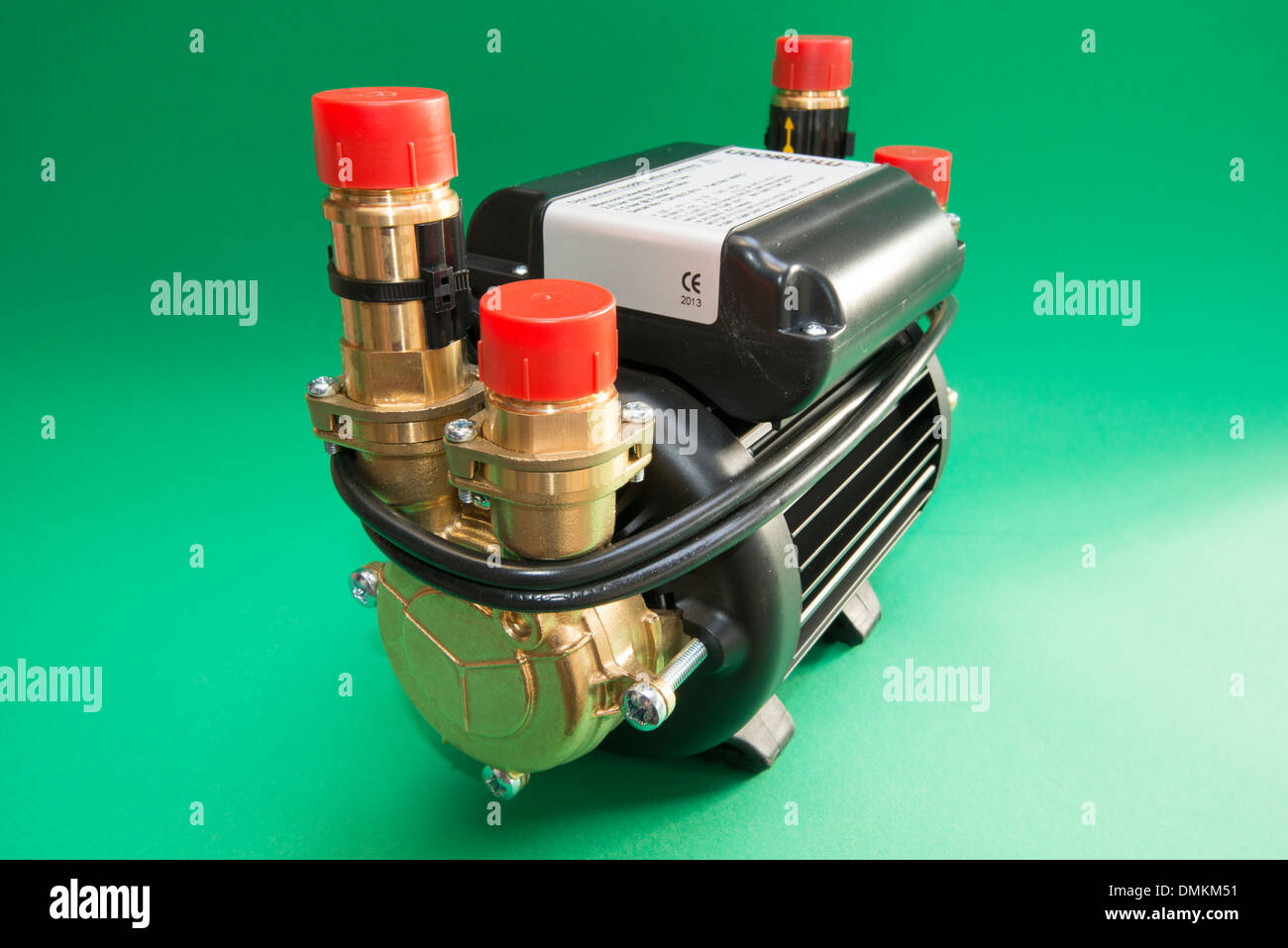 High pressure domestic shower water pump Stock Photo Alamy