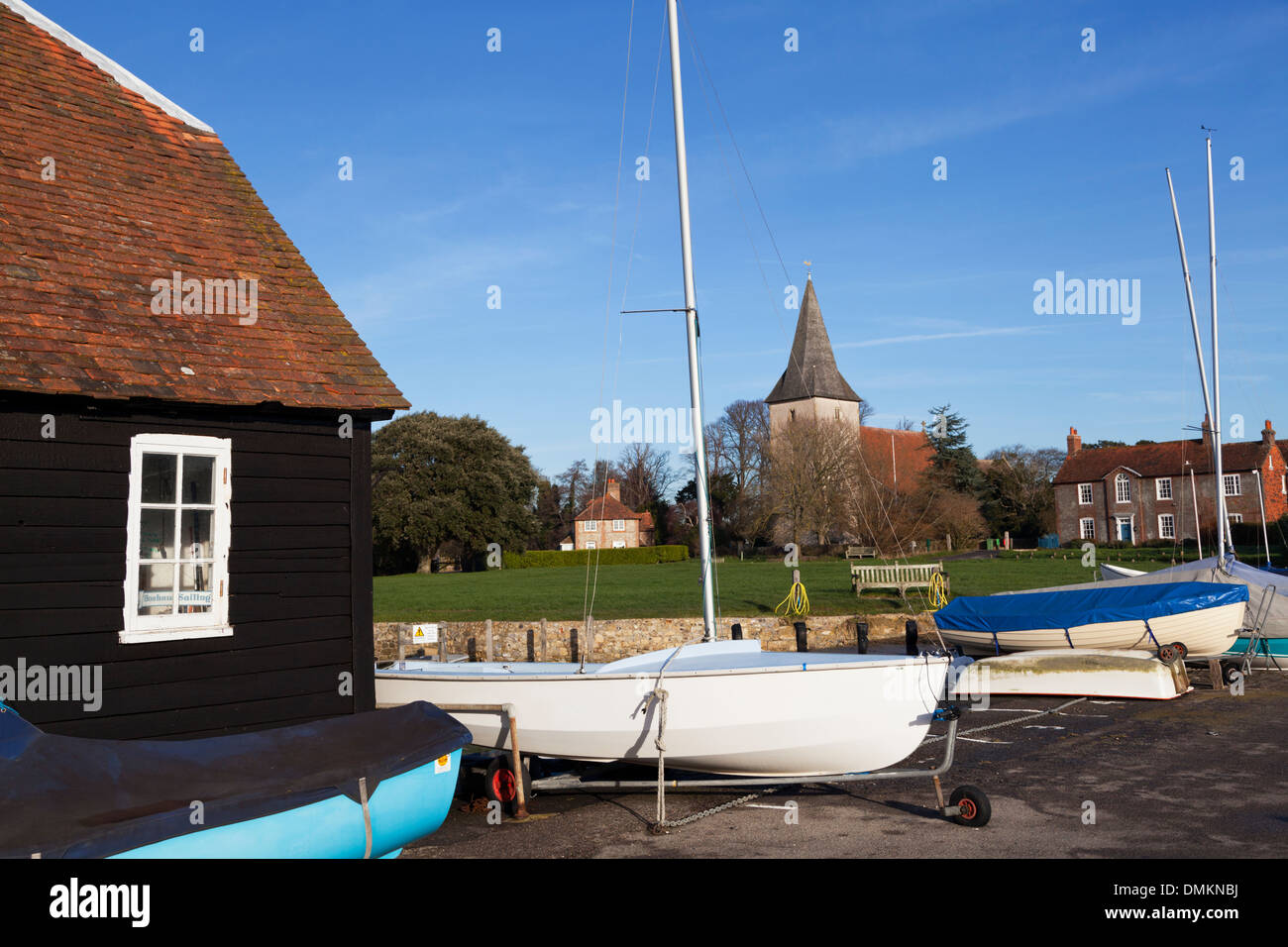 Bosham Harbour Sussex England UK Stock Photo Alamy
