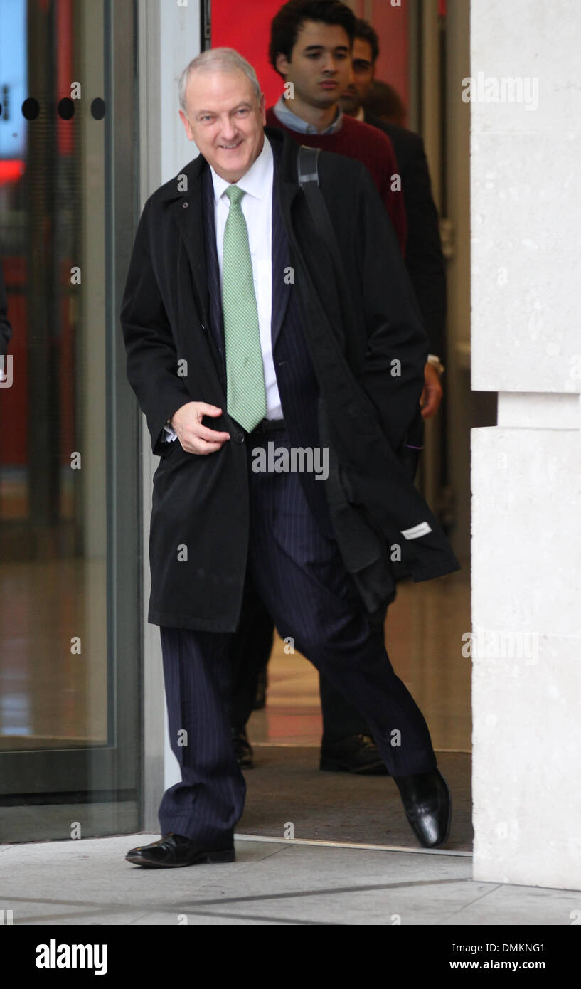 London, UK, 15th Dec 2013. NHS medical director Sir Bruce Keogh seen at BBC Broadcasting House in London Stock Photo