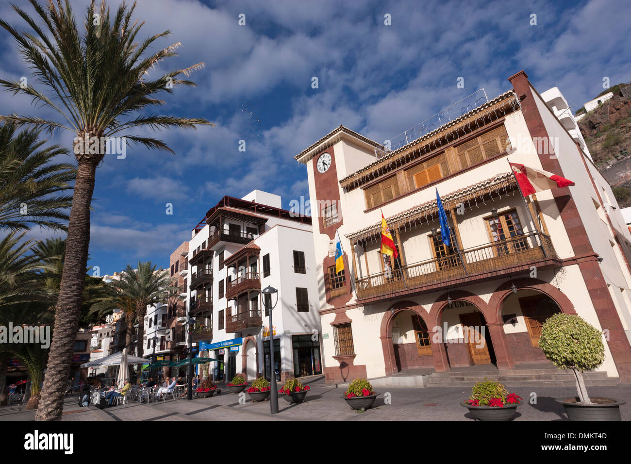 San Sebastian de La Gomera city hall in Plaza de las Américas, 4,   La Gomera, Canary islands, Spain Stock Photo