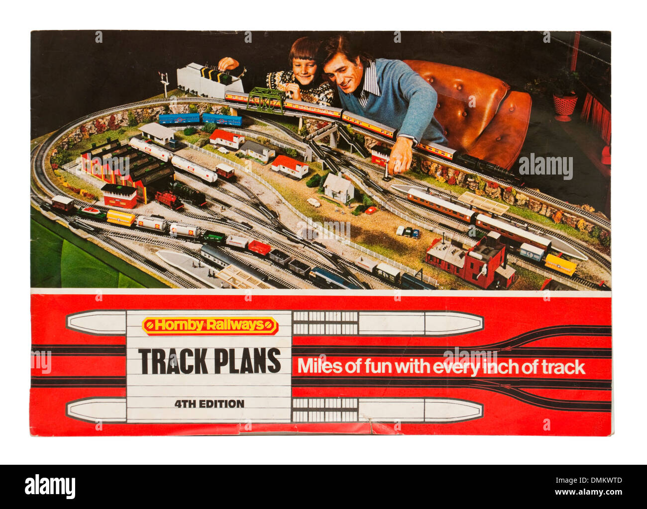 1976 Hornby Railways OO Gauge Model Railway Track Plans Booklet 4th 
