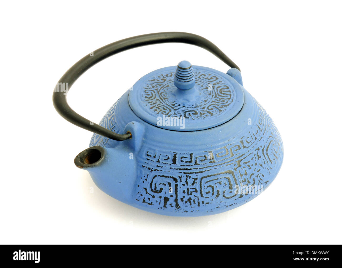 iron teapot isolated Stock Photo Alamy