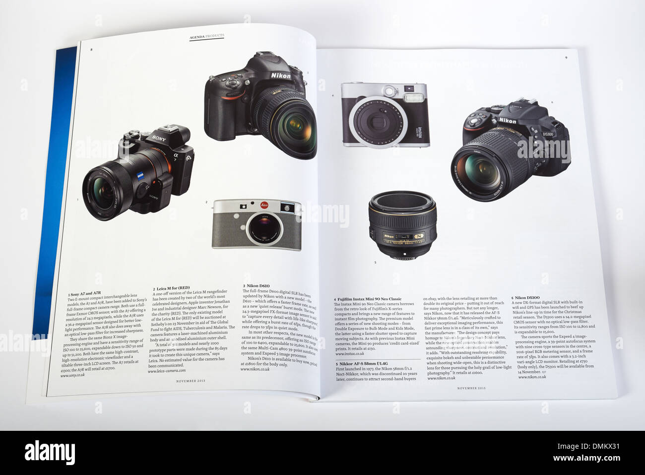 A copy of the British Journal of Photography show new products Stock Photo