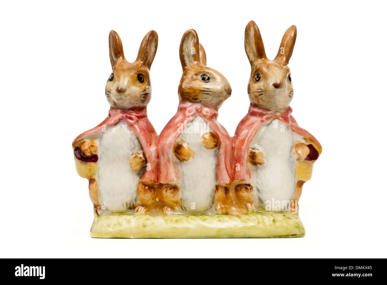 Vintage Beswick porcelain "Flopsy, Mopsy and Cottontail" figure from