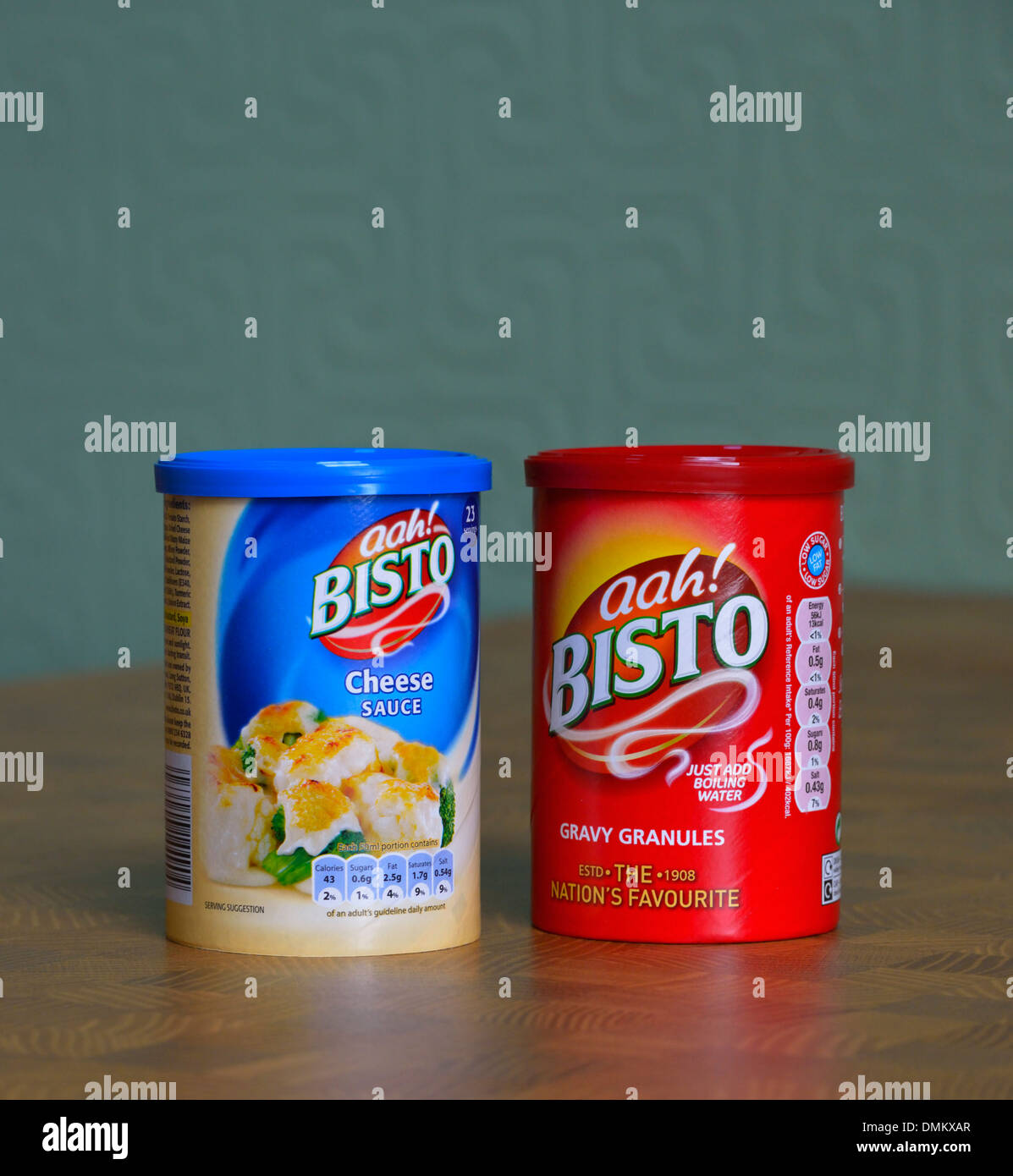 'aah BISTO', cheese sauce and gravy granules Stock Photo Alamy