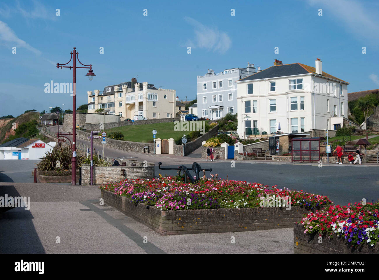 Seafront at Seaton East Devon Stock Photo Alamy