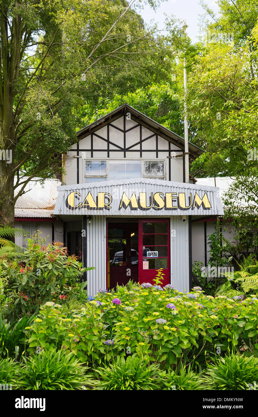 The car museum at Yarldhurst, Christchurch, Canterbury, South Island, New Zealand. Stock Photo