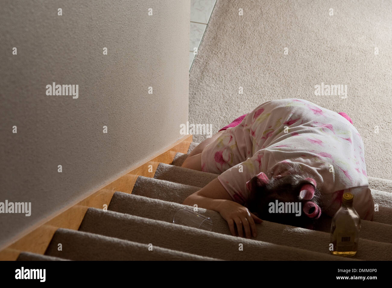 Woman passed out drunk hires stock photography and images Alamy