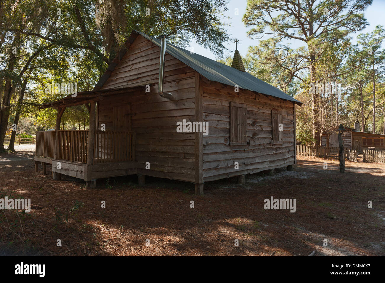 A Historic Church Located On The Grounds Of The Silver Springs