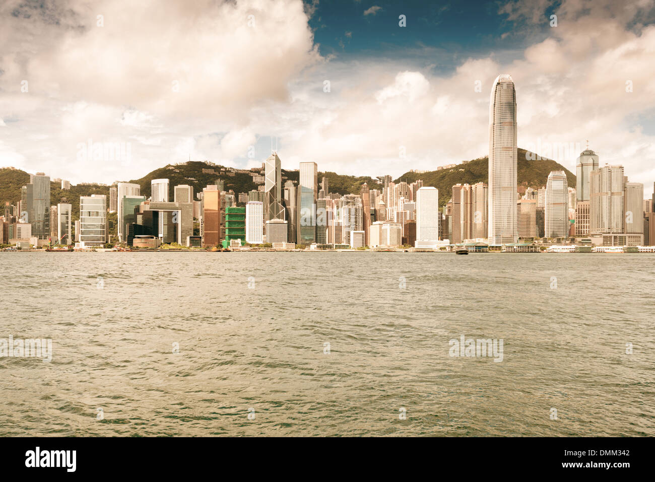 hong kong victoria harbour Stock Photo - Alamy