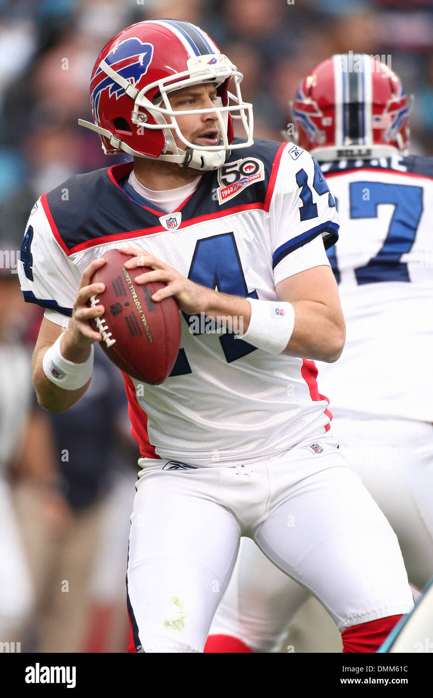 October 25, 2009: Buffalo Bills quarterback Ryan Fitzpatrick #14 started  the game for Buffalo in the place of Trent Edwards. The Buffalo Bills  defeated the Carolina Panthers 20-9 at Bank of America