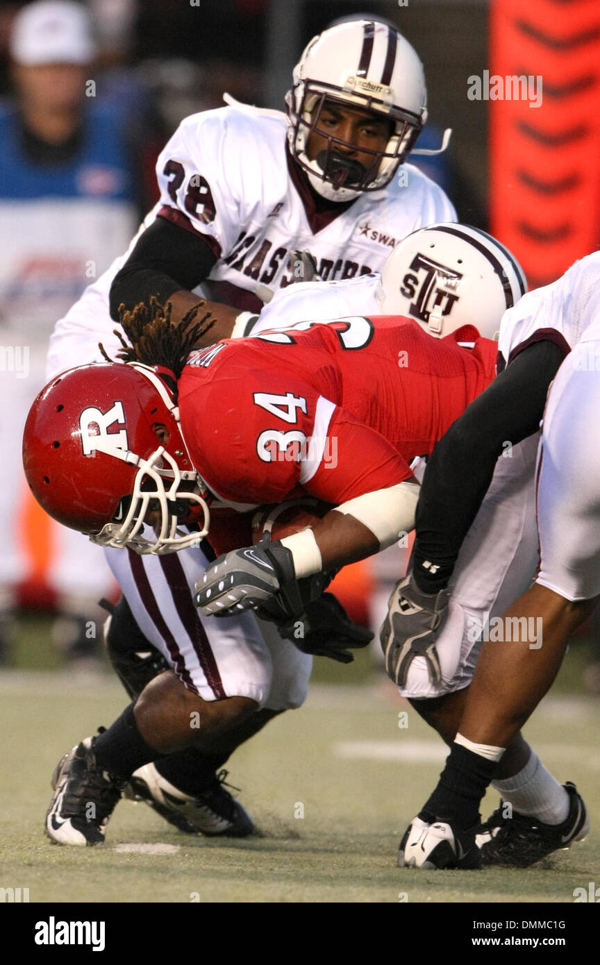 10 October 2009; Piscataway, New Jersey Rutgers running back De'Antwan