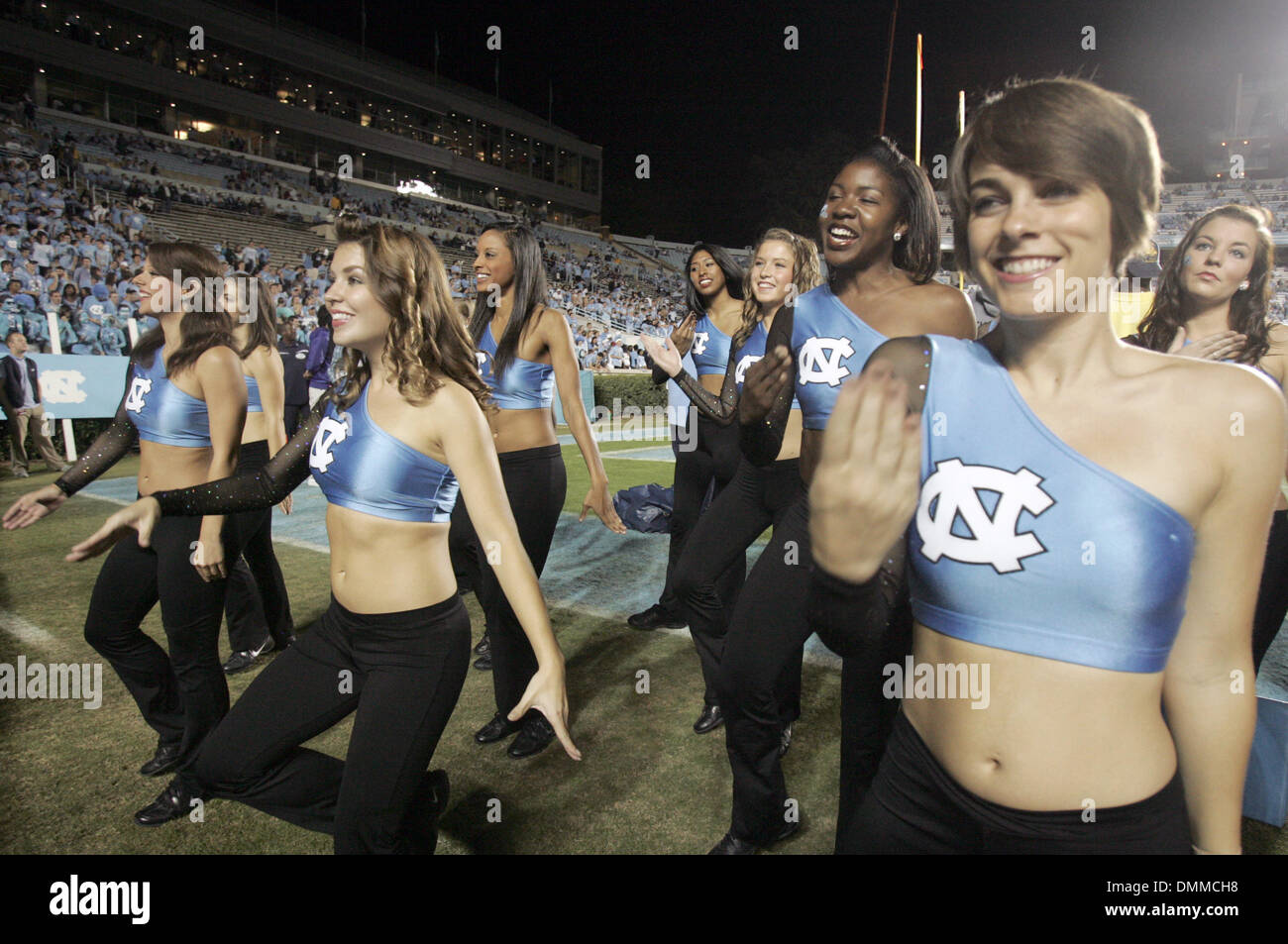 October 22, 2009 Members of the University of North Carolina dance