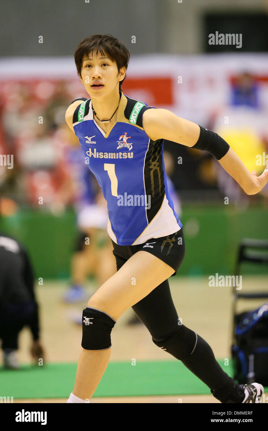 Miyu Nagaoka (Springs), DECEMBER 13, 2013 Volleyball 2013 Emperor's