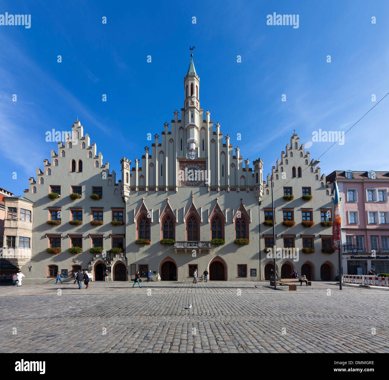 Germany, Bavaria, Landshut, old town, town hall Stock Photo - Alamy