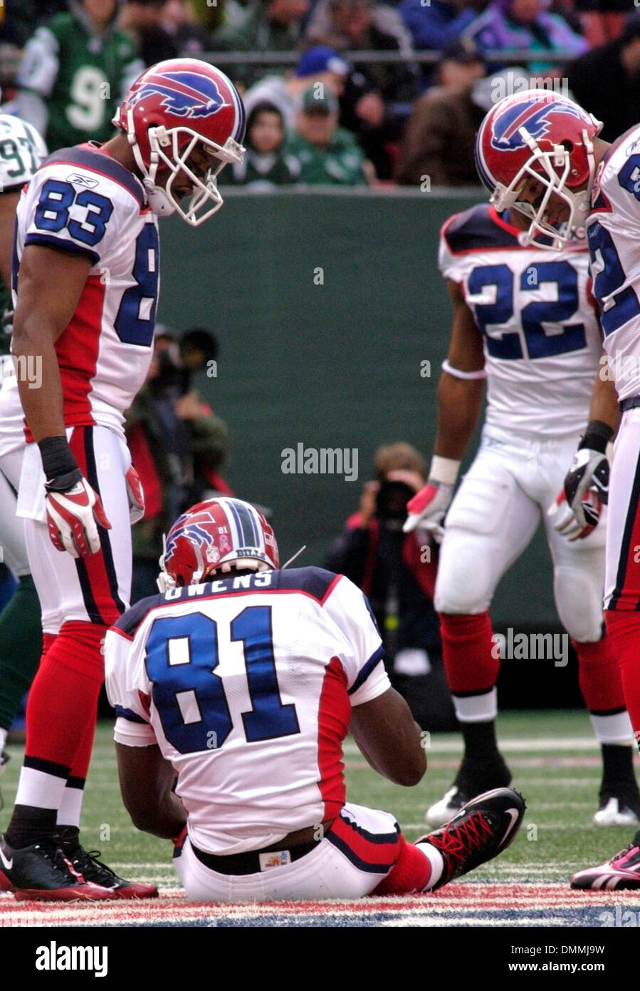 18 October 2009:Buffalo Bills wide receiver Terrell Owens (81