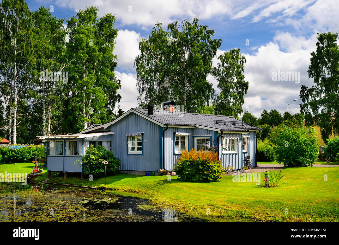 Sweden, Smaland, Kalmar laen, Vimmerby, residential house Stock Photo