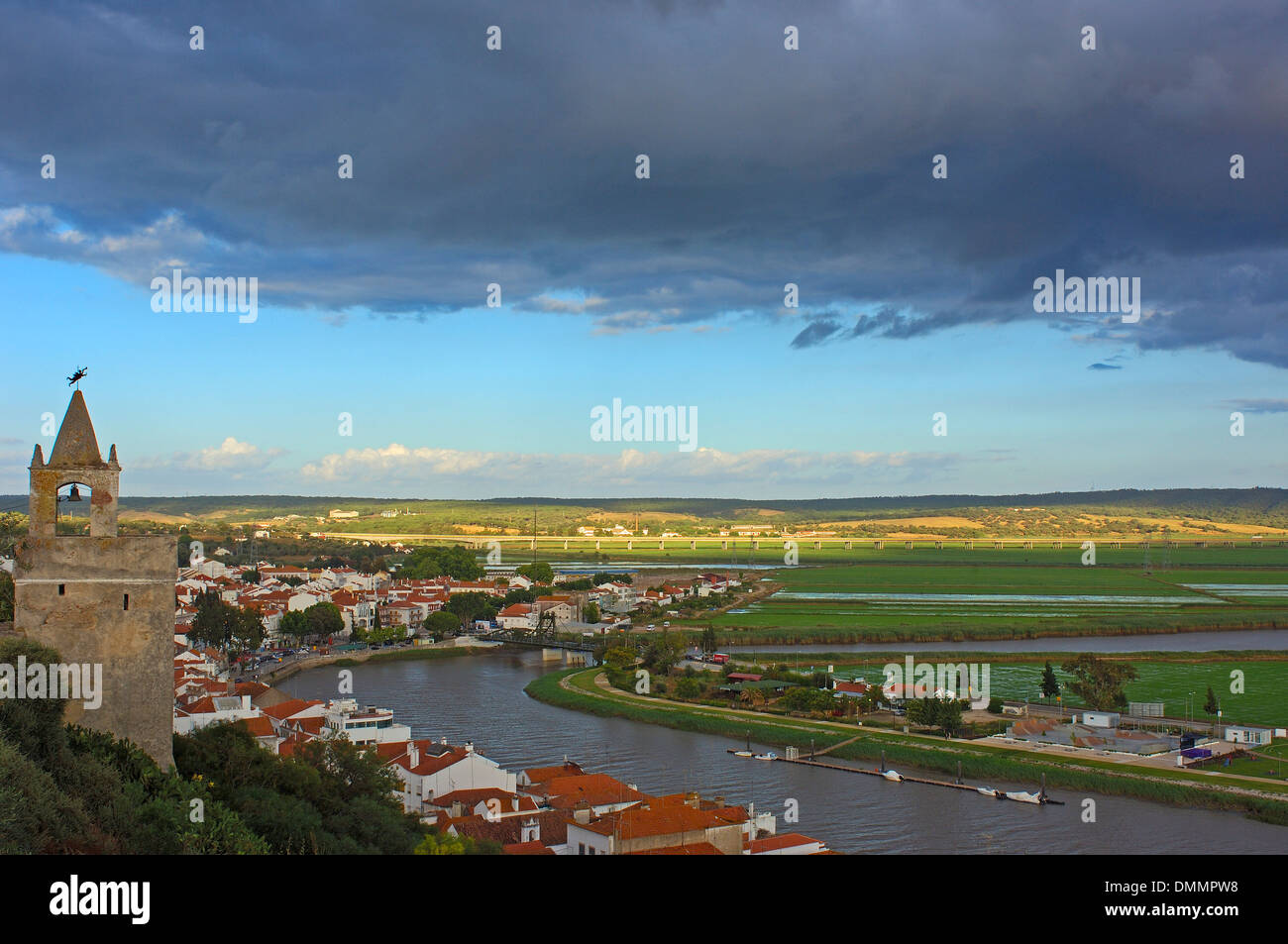 Alcácer do Sal, Sado river, Rice fields, SetubaL district, Alentejo