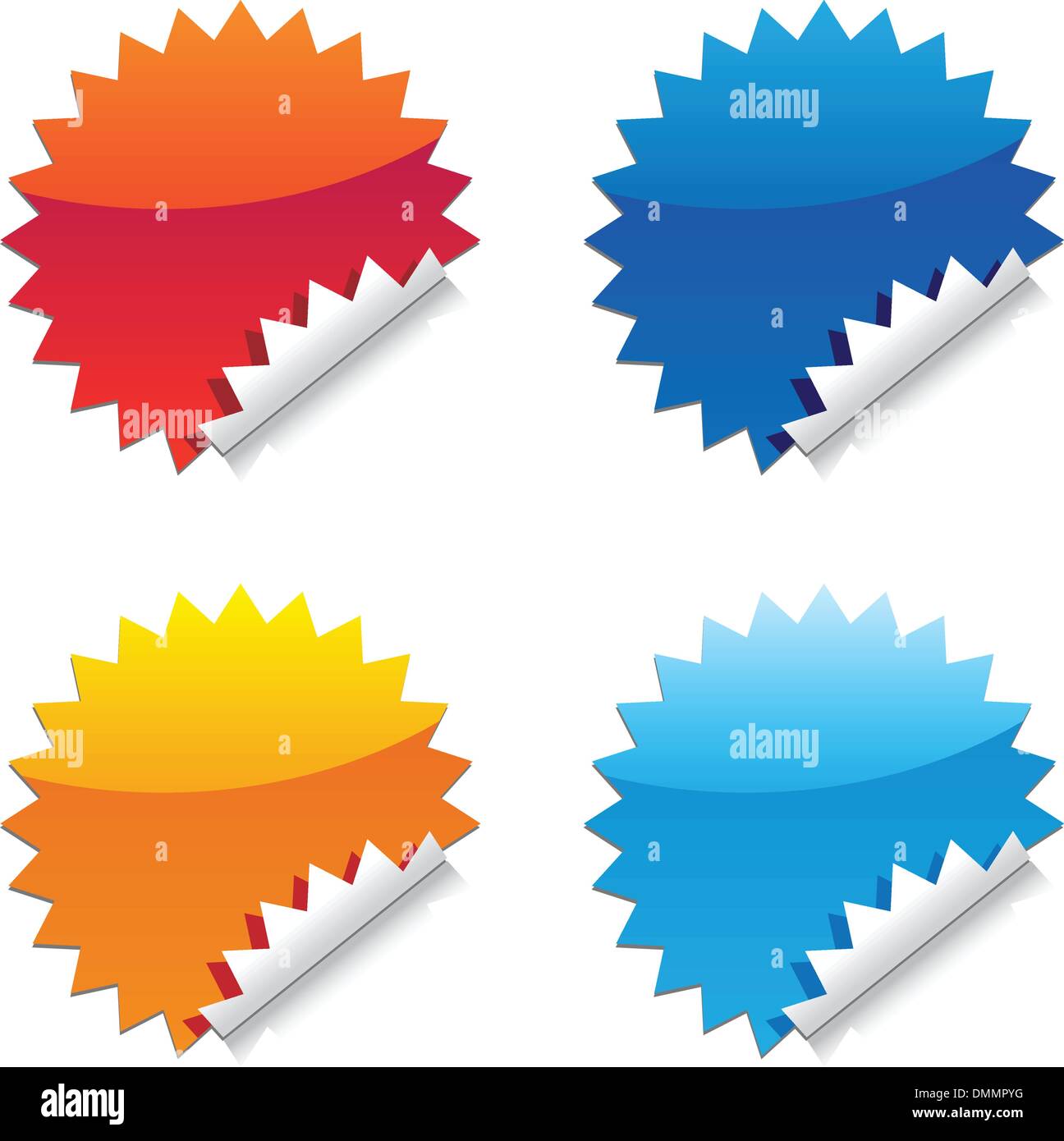 glossy seal stickers Stock Vector Image & Art Alamy