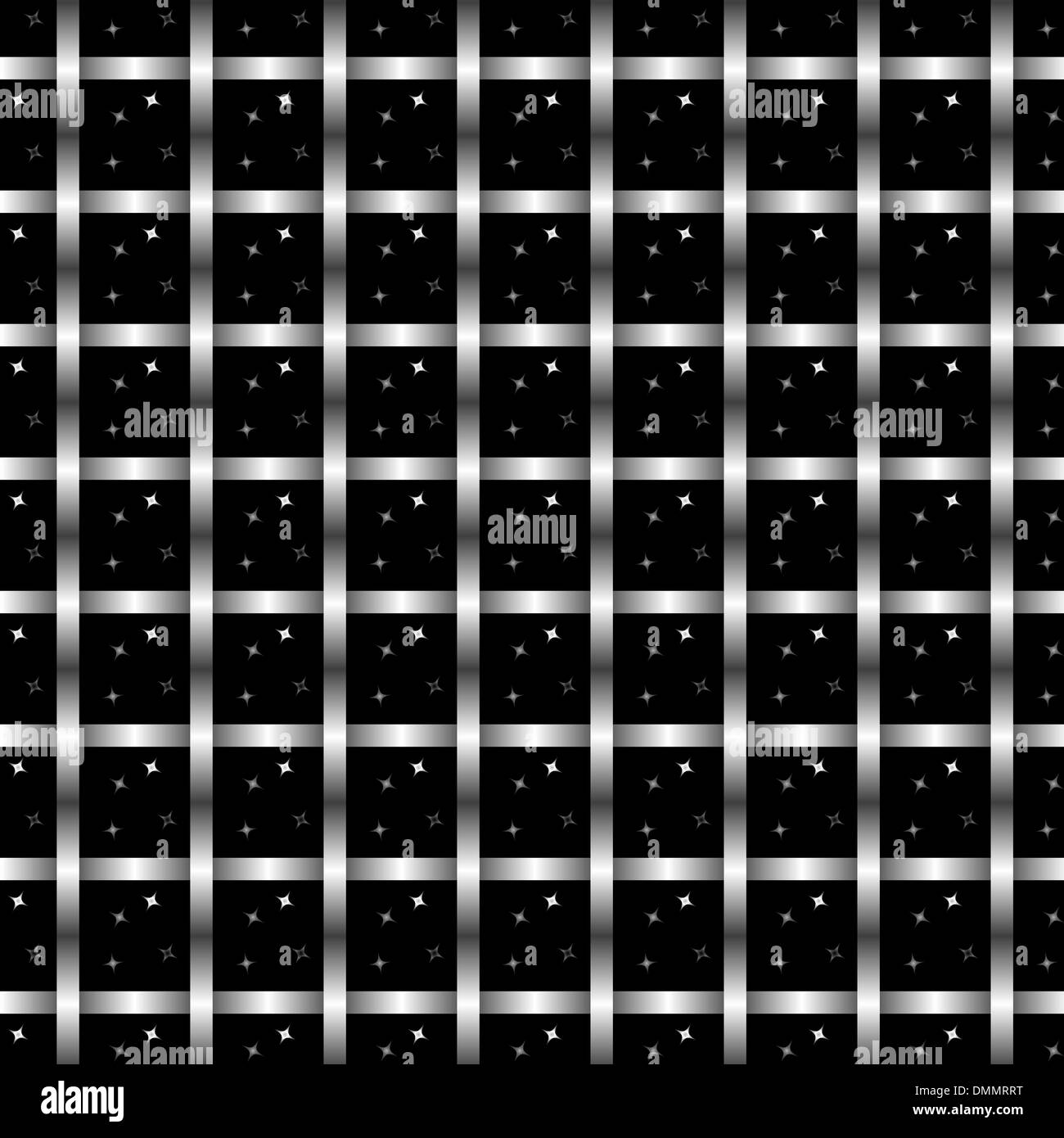 Woven metal seamless pattern. vector texture grid pattern Stock Vector