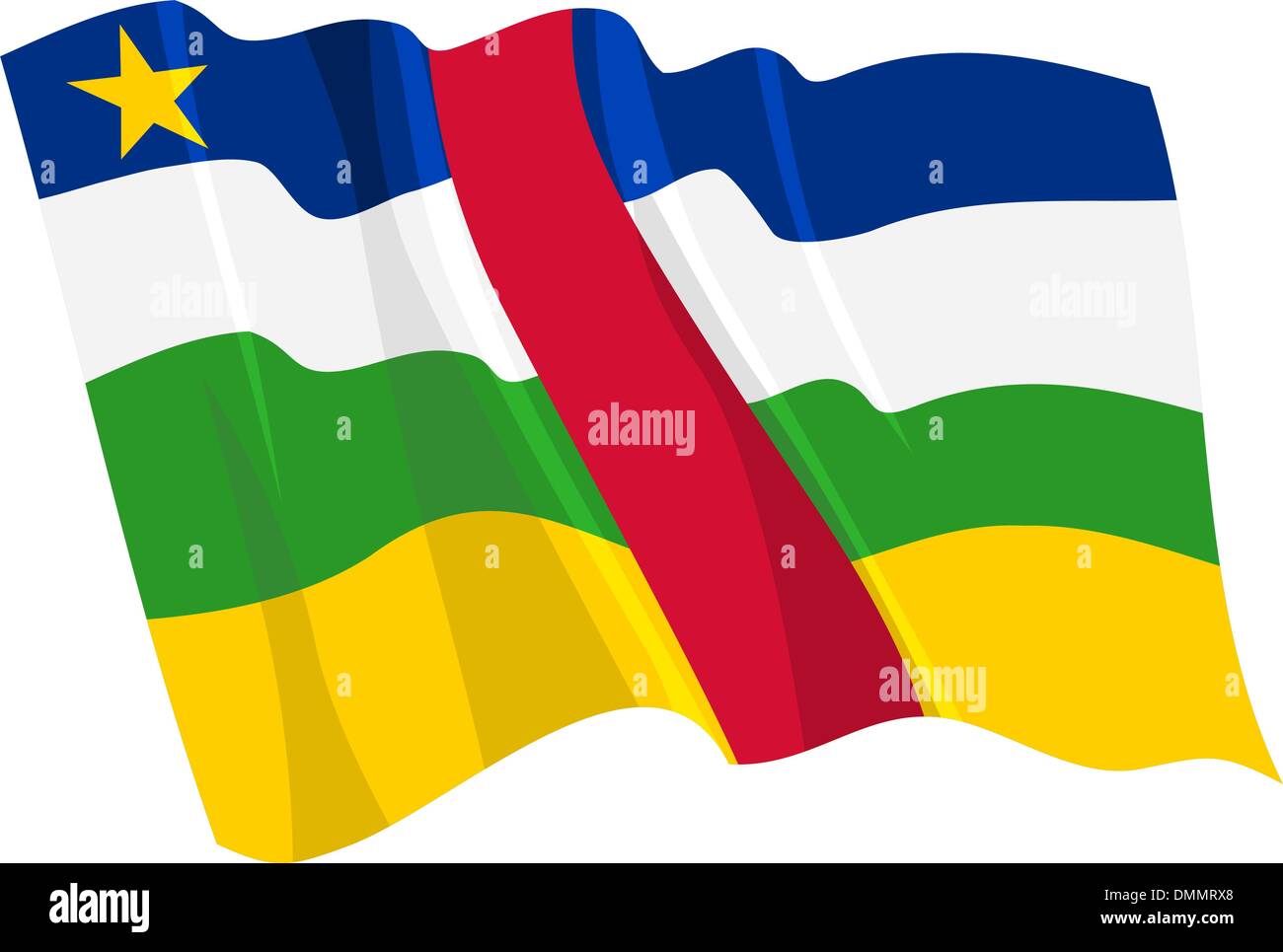 flag of Central African Republic Stock Vector Image & Art - Alamy