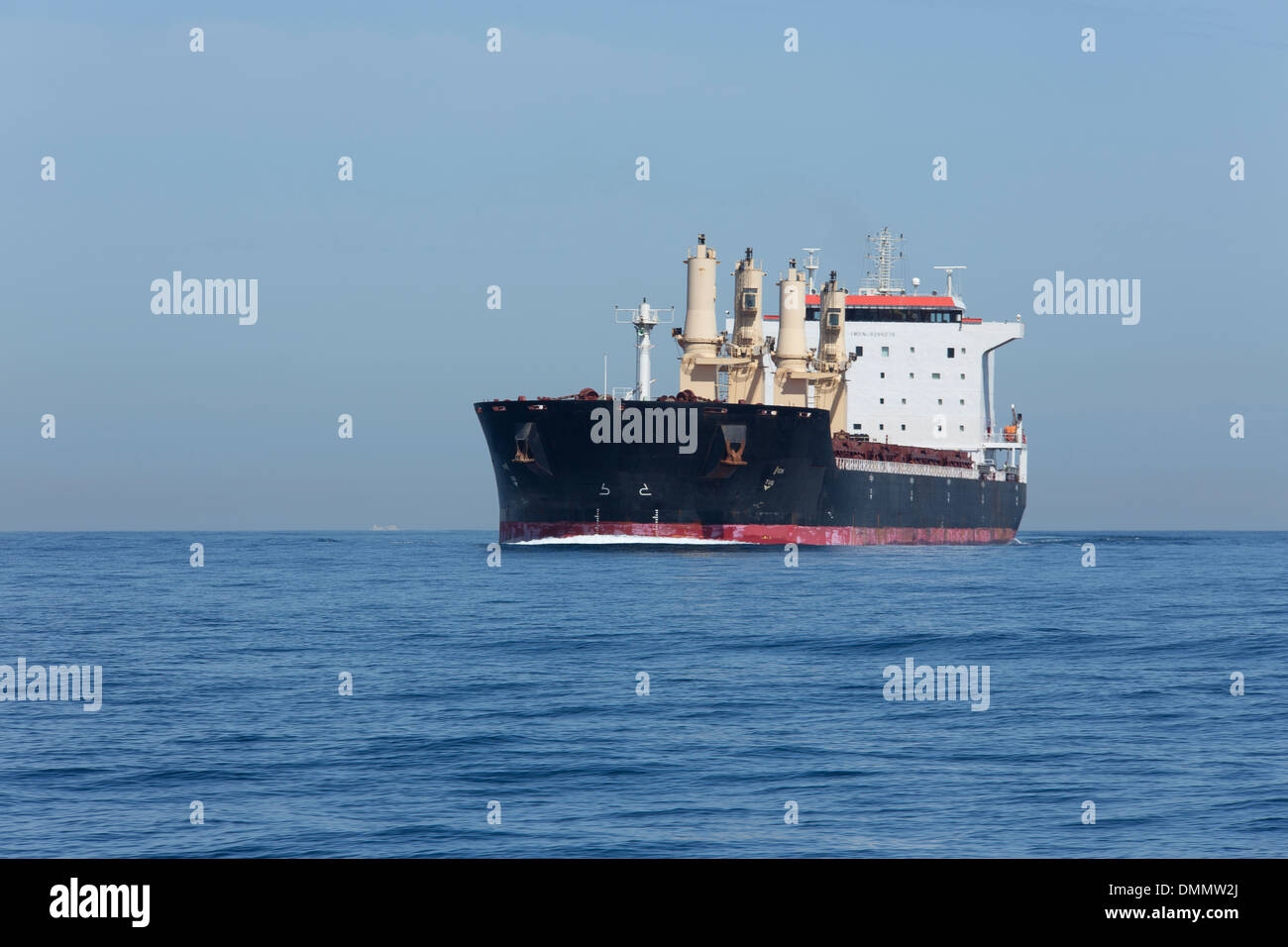 Spain, Andalusia, Tarifa, Oil tanker on the ocean Stock Photo Alamy