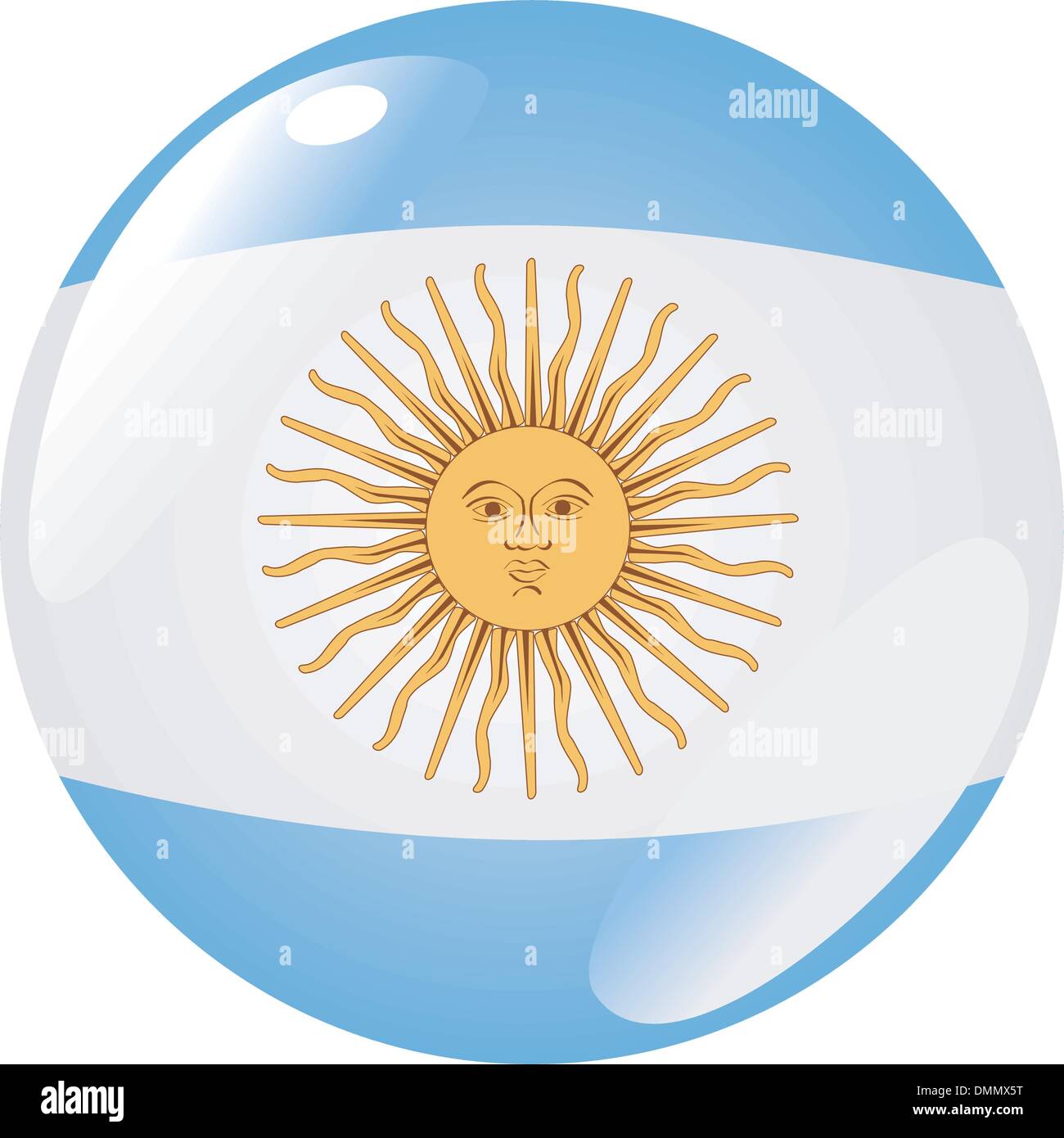 Button in colours of Argentina Stock Vector Image & Art - Alamy
