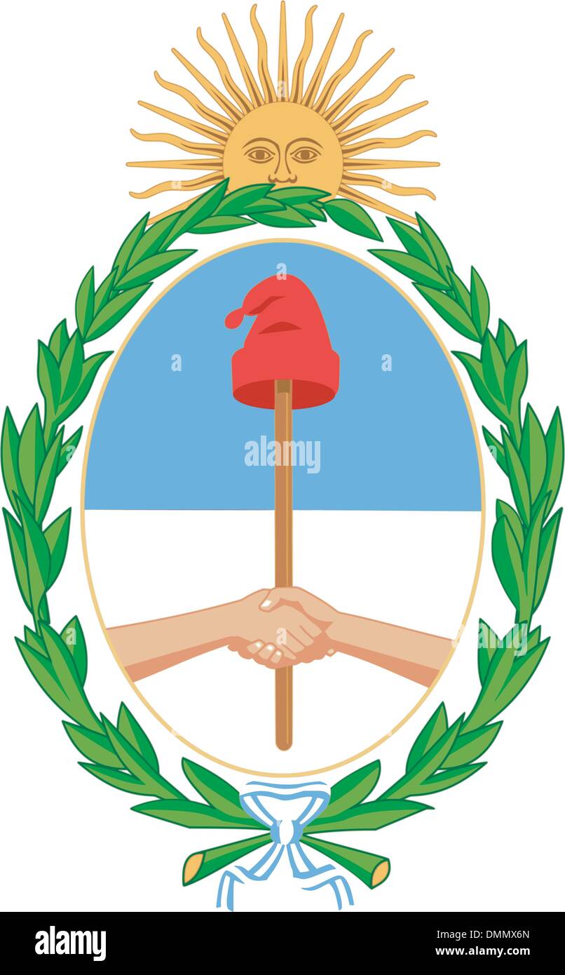 Coat Of Arms Of Argentina Stock Vector Image And Art Alamy