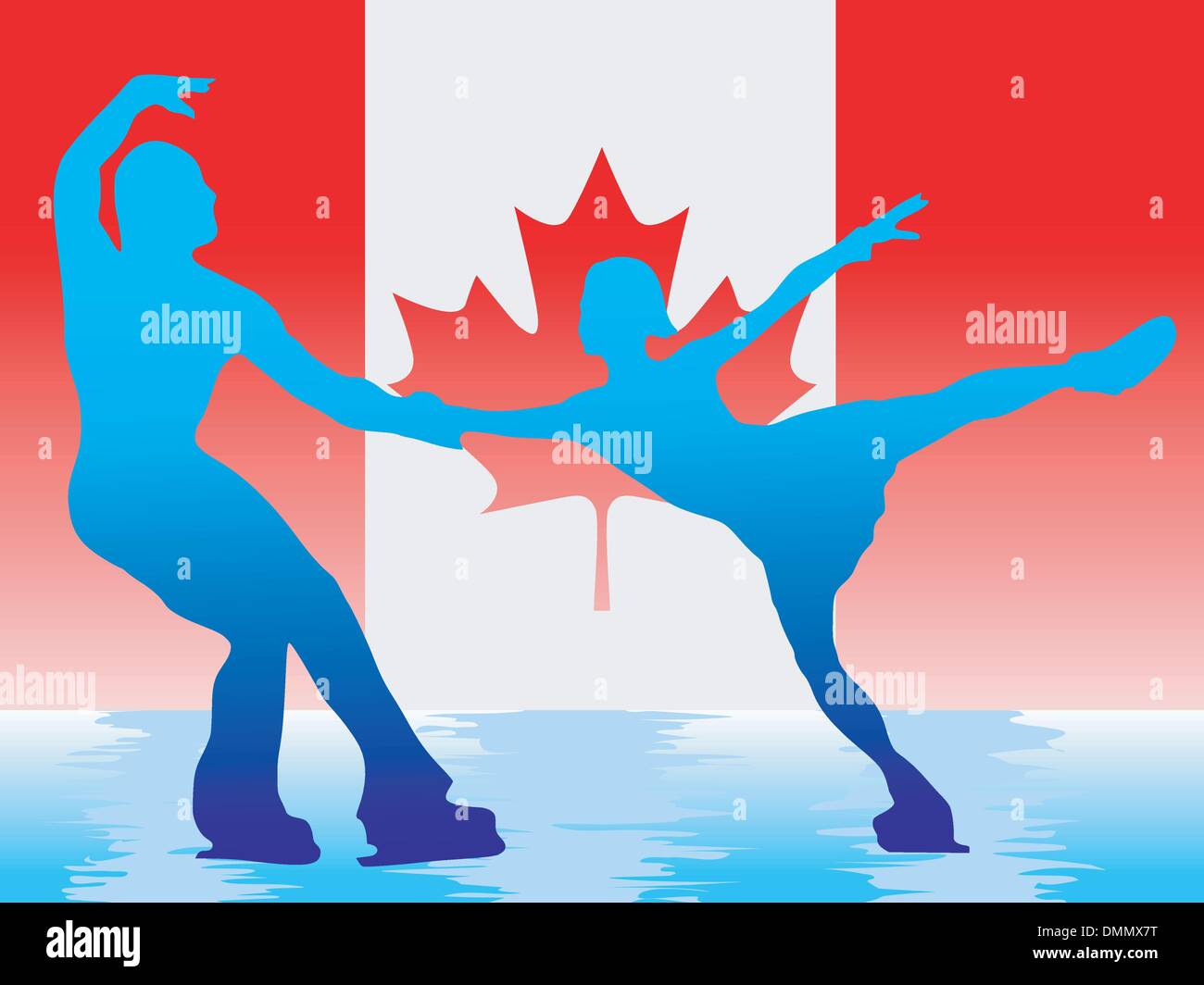 Canadian couple Stock Vector Images Alamy