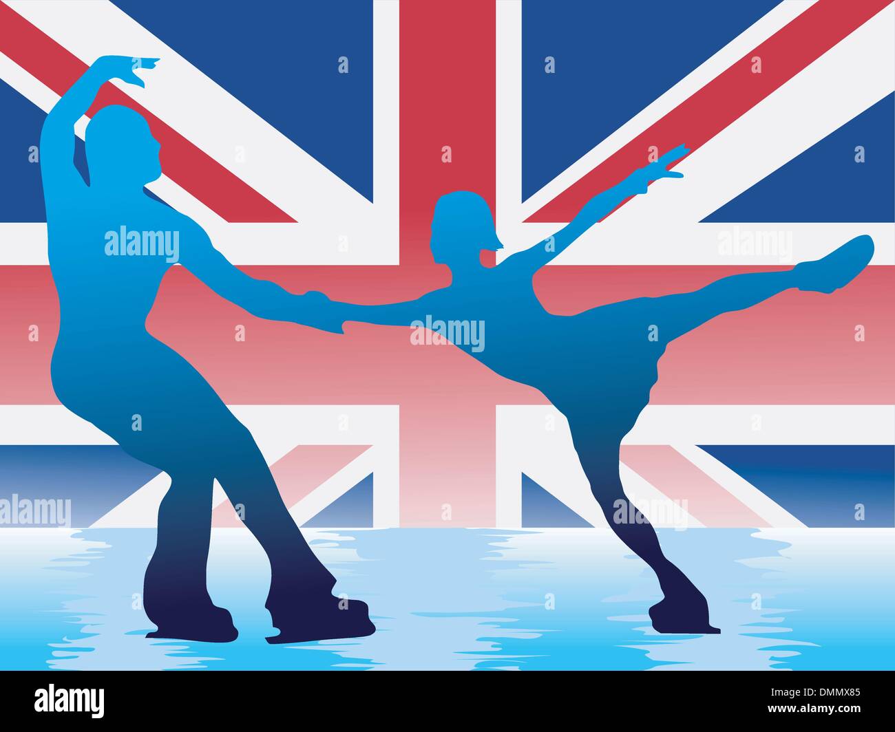 British ice skating champion Stock Vector Images Alamy