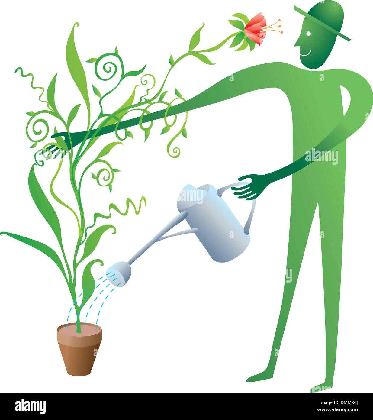 Good gardener Stock Vector