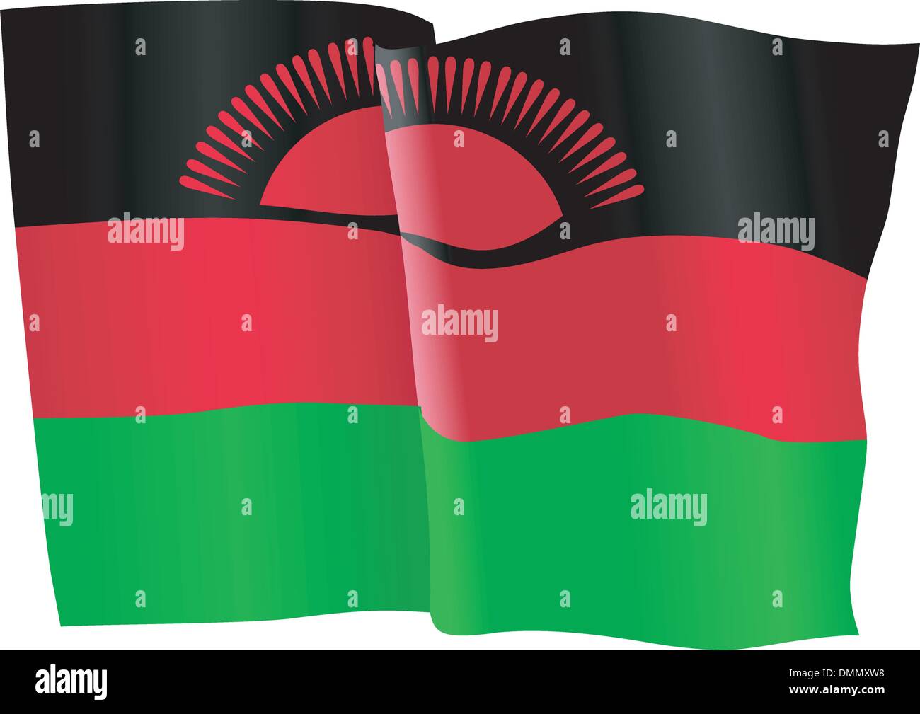 flag of Malawi Stock Vector Image &amp; Art - Alamy
