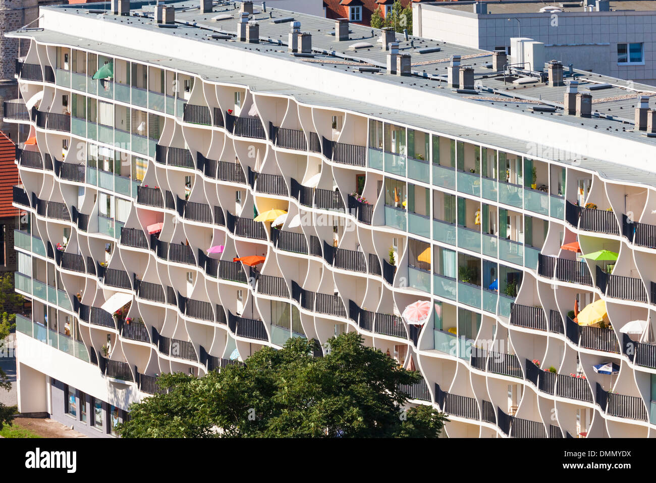 Photo inspiration: Fresh Look at Exterior View Residential Apartment Complex Hi Res Stock Photography