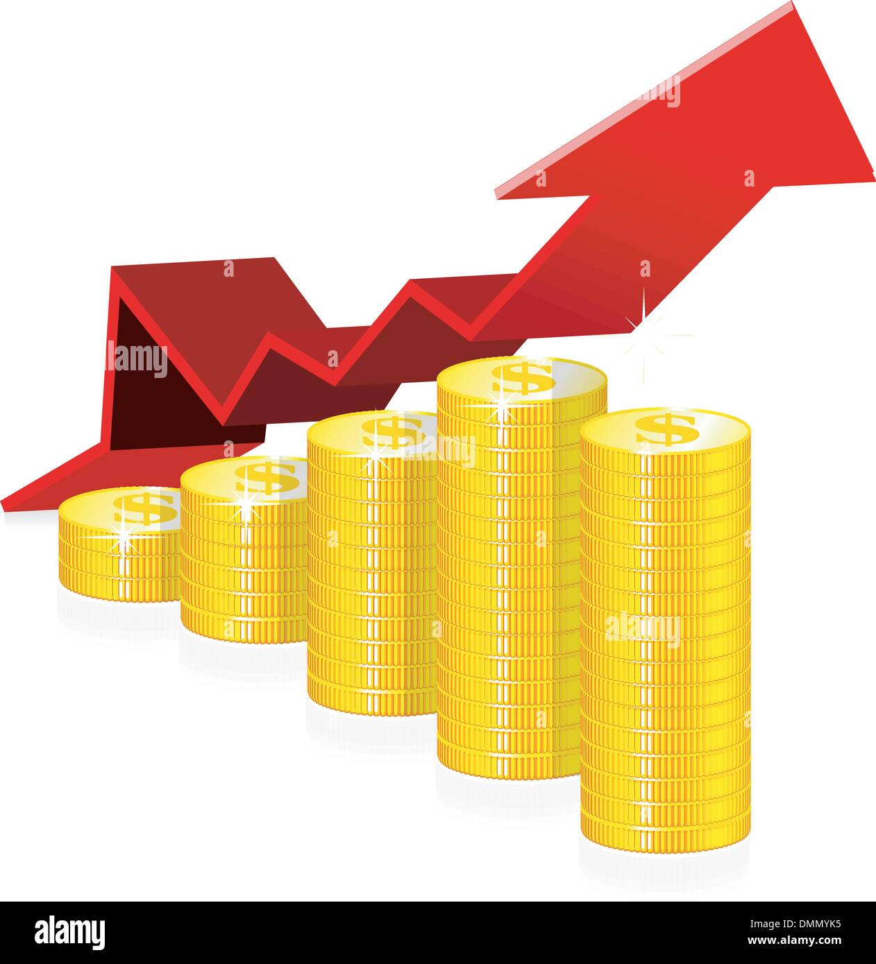 Financial interest success Stock Vector Images Alamy
